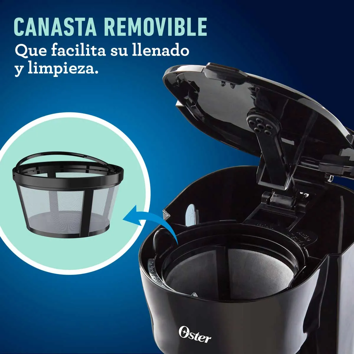 Cafetera Oster Negro BVSTDC12-013