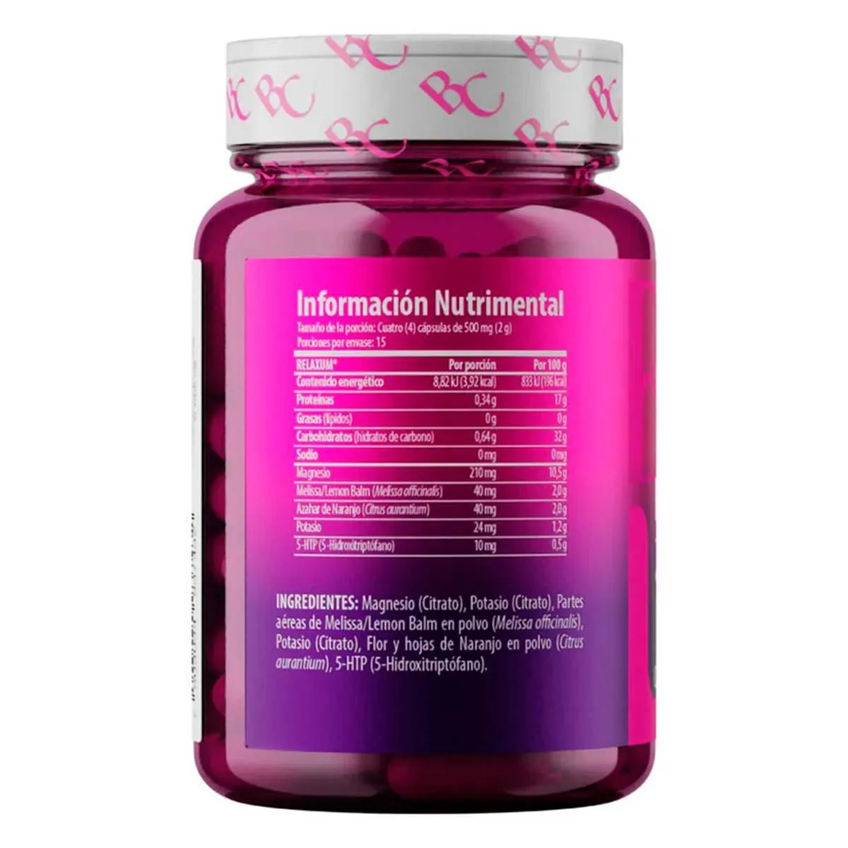 Suplemento Alimenticio Solanum Belacaps Citrato Magnesio 60 Cápsulas