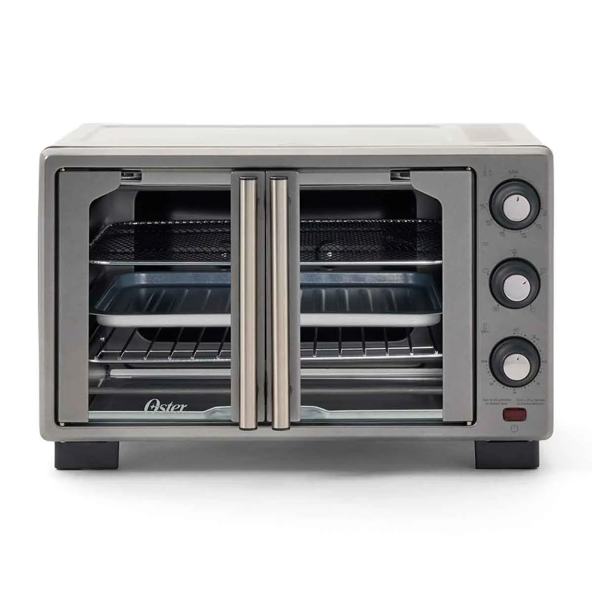 Horno Oster con Freidora de Aire 25 Litros 25FDMAFN Gris