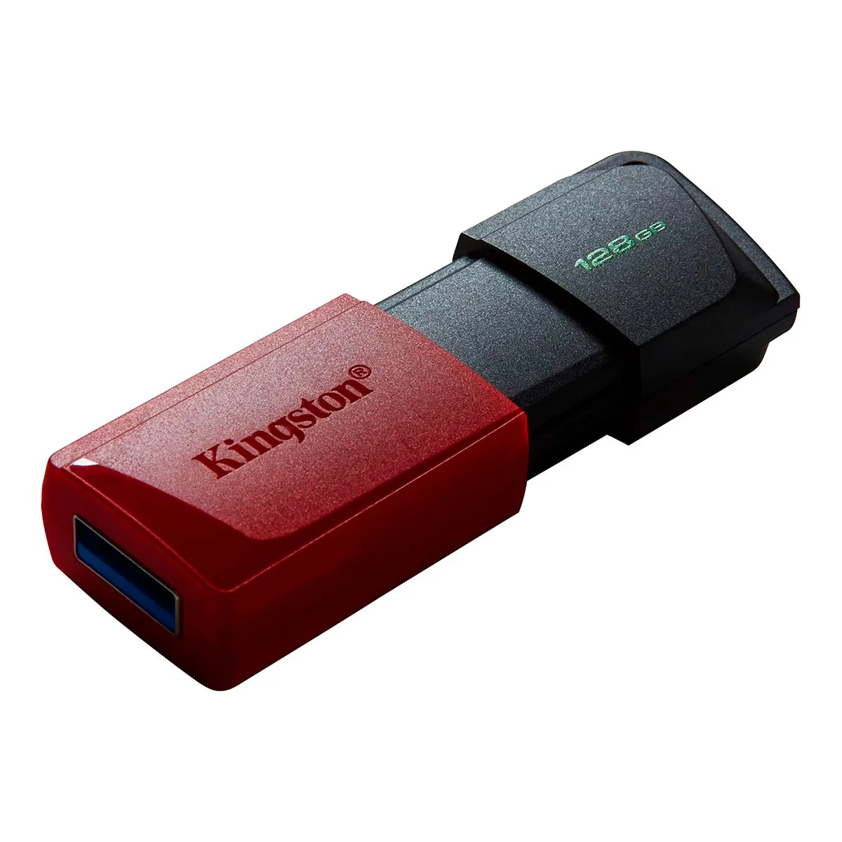 Memoria USB Kingston DataTraveler Exodia M de128GB USB 3.2 Color Negro-Rojo