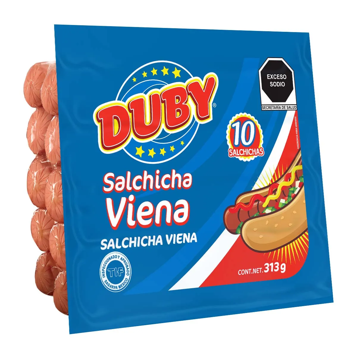 Salchicha Viena Duby 313g
