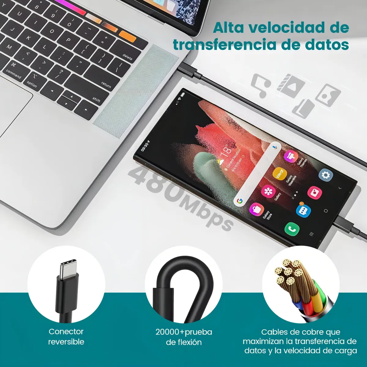 Cargador USB-C Rápido