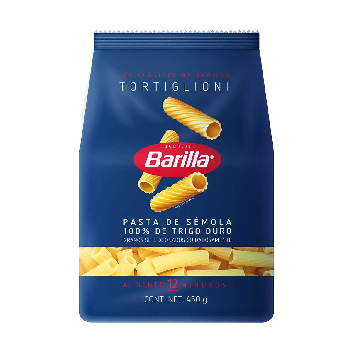 Pasta Barilla Tortiglioni 450g