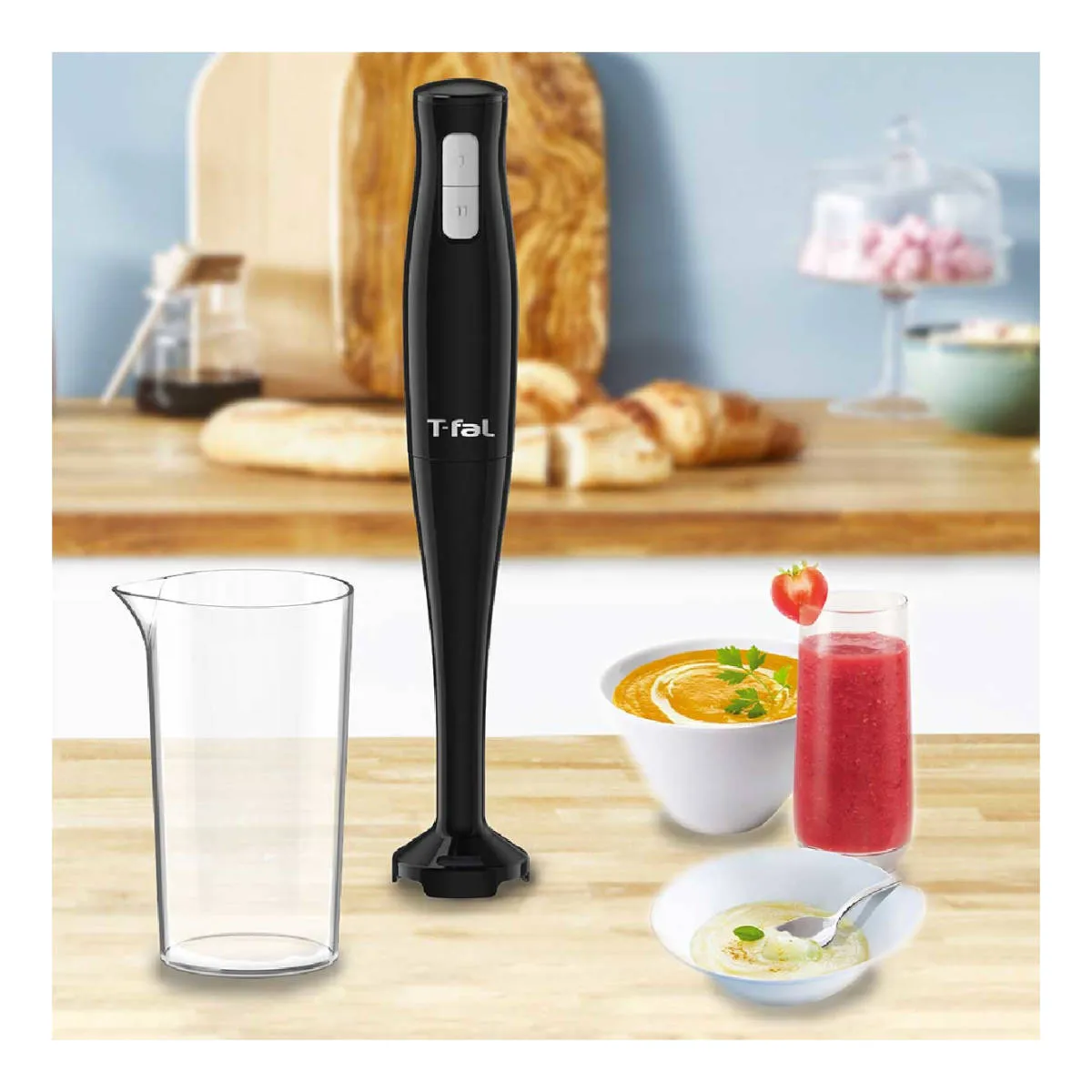 Batidora de Inmersion T-Fal Negro 200W