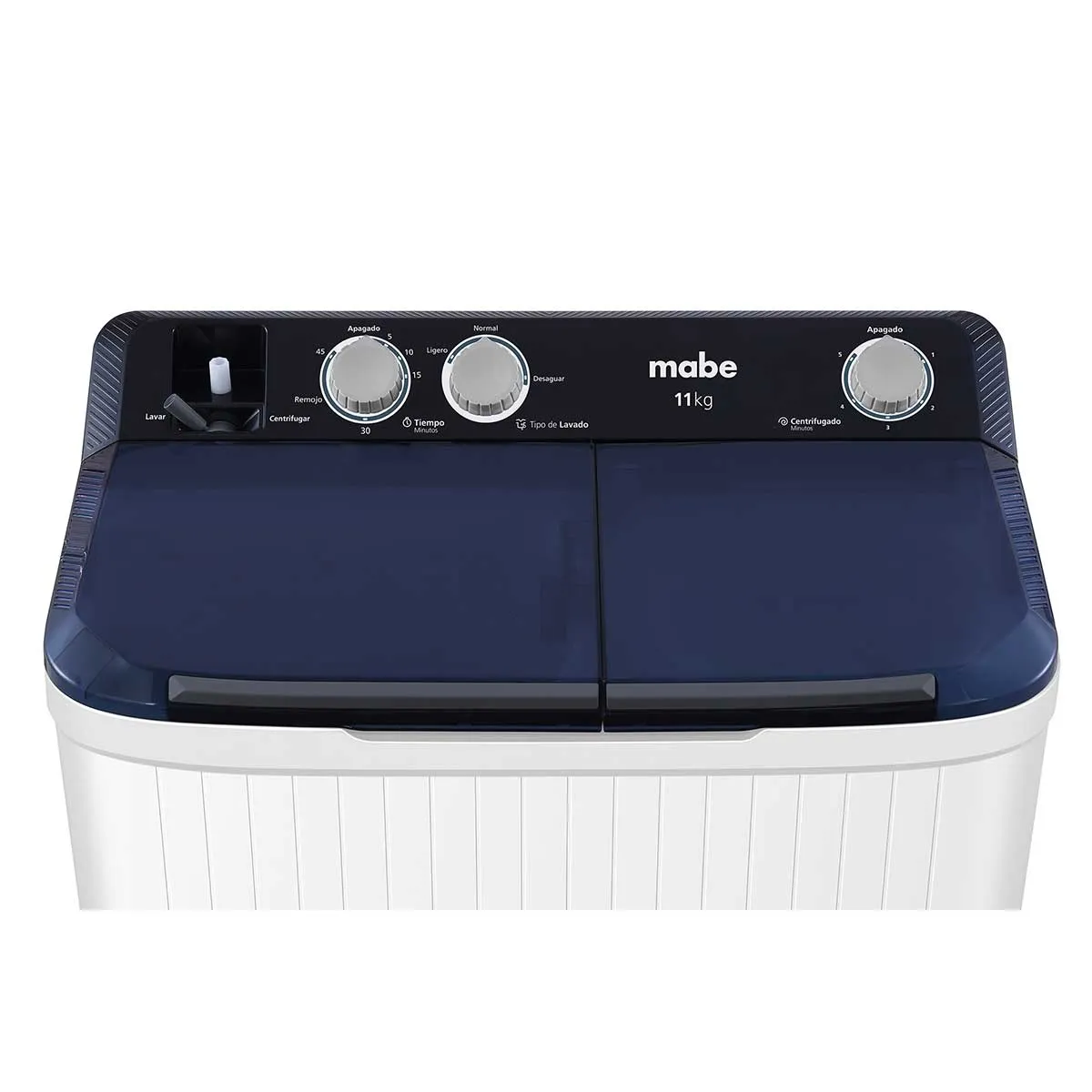 Lavadora Semiautomática Mabe 2 Tinas 11 kg Blanca LMDX1123HBAB0
